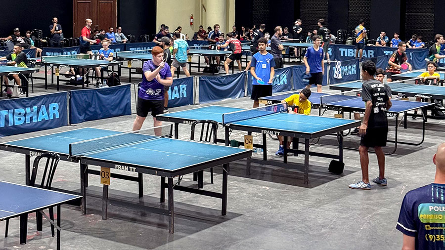 Águas de São Pedro sedia 6ª etapa da Liga Paulista de Tênis de Mesa