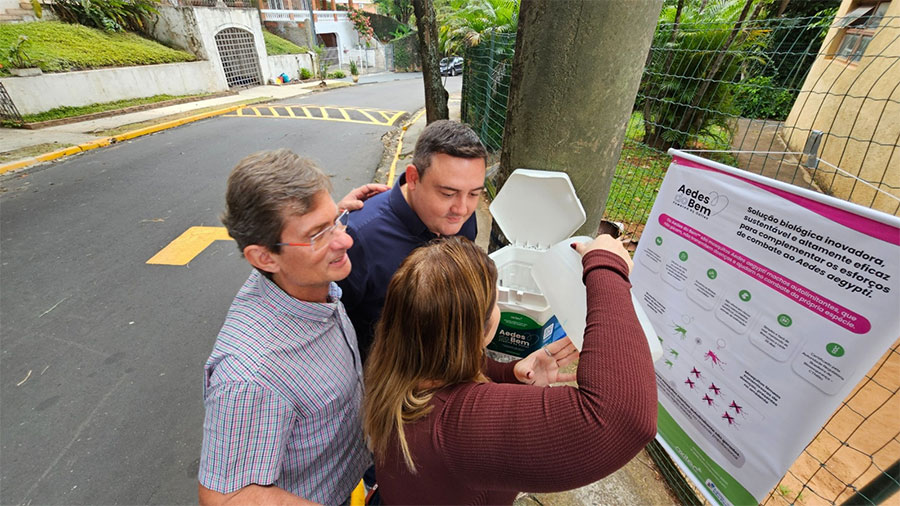 Águas de São Pedro não registrou nenhum caso de dengue este ano após Aedes do Bem e mutirões